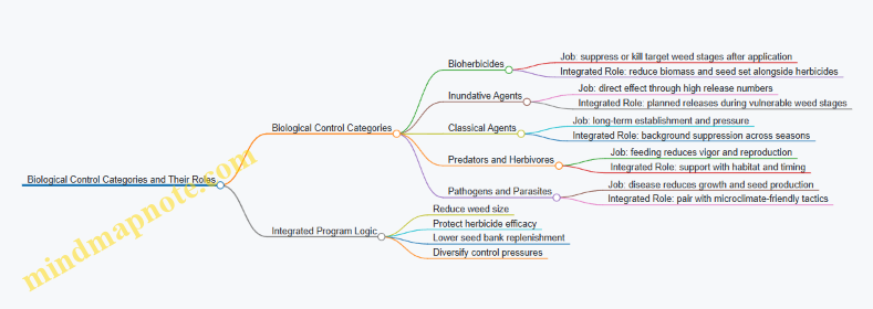 Biological Control Categories and Their Roles