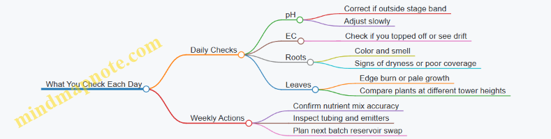 What You Check Each Day