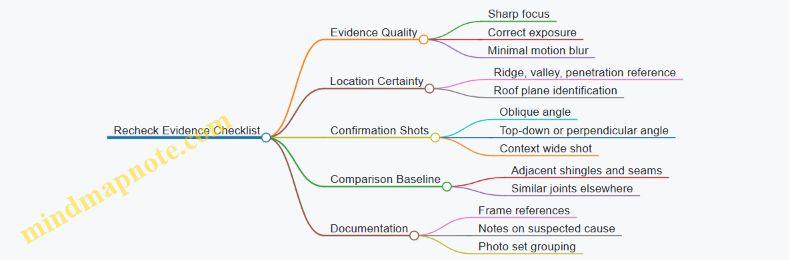 Recheck Evidence Checklist