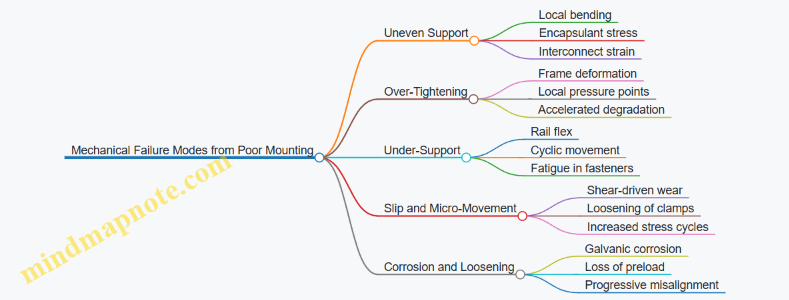 Mechanical Failure Modes from Poor Mounting