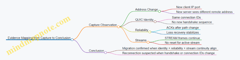 Evidence Mapping from Capture to Conclusion