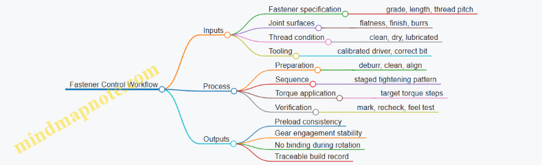 Fastener Control Workflow
