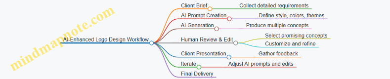 AI-Enhanced Logo Design Workflow