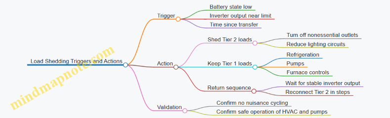 Load Shedding Triggers and Actions