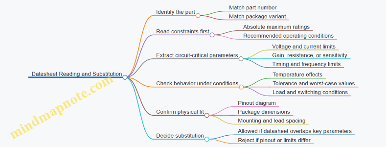 Datasheet Reading and Substitution